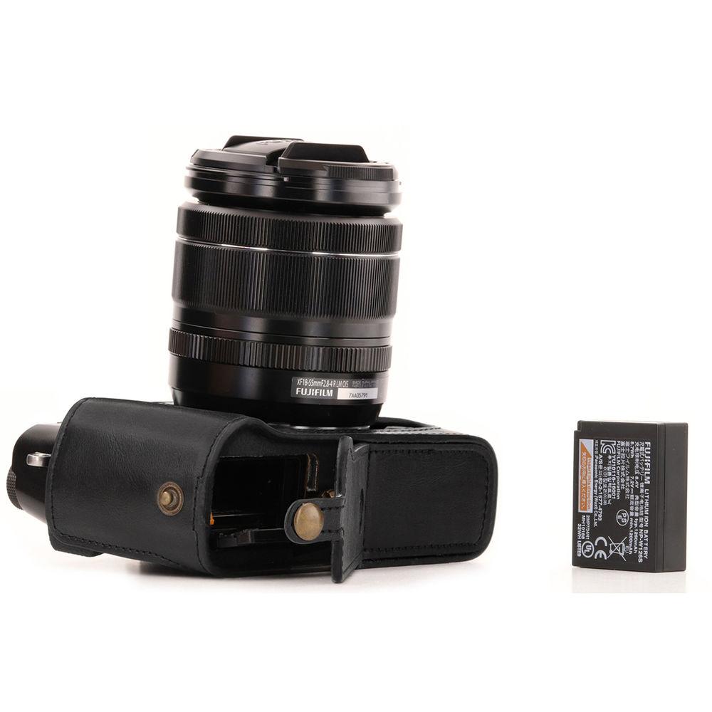 MegaGear Ever Ready PU Leather Half Case for Fujifilm X-T10 or X-T20