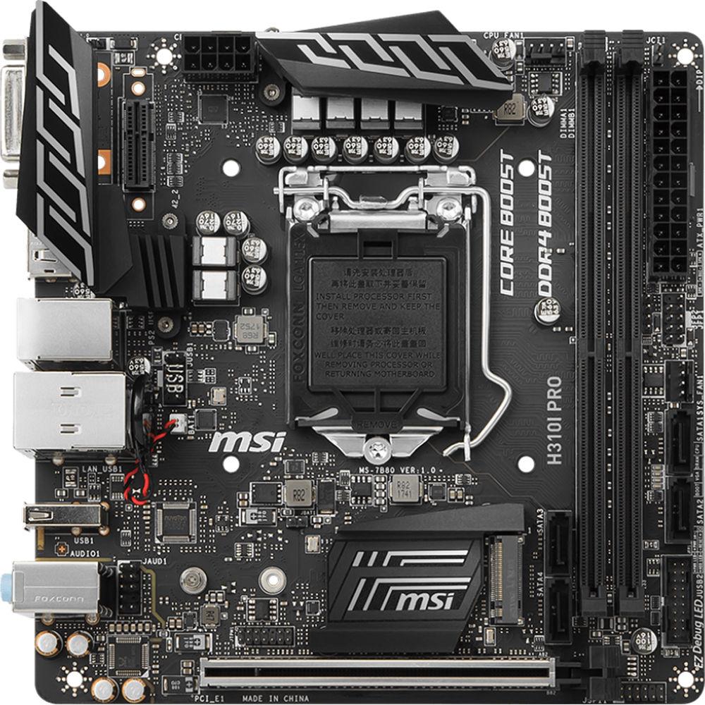 MSI H310I Pro LGA 1151 Mini-ITX Motherboard