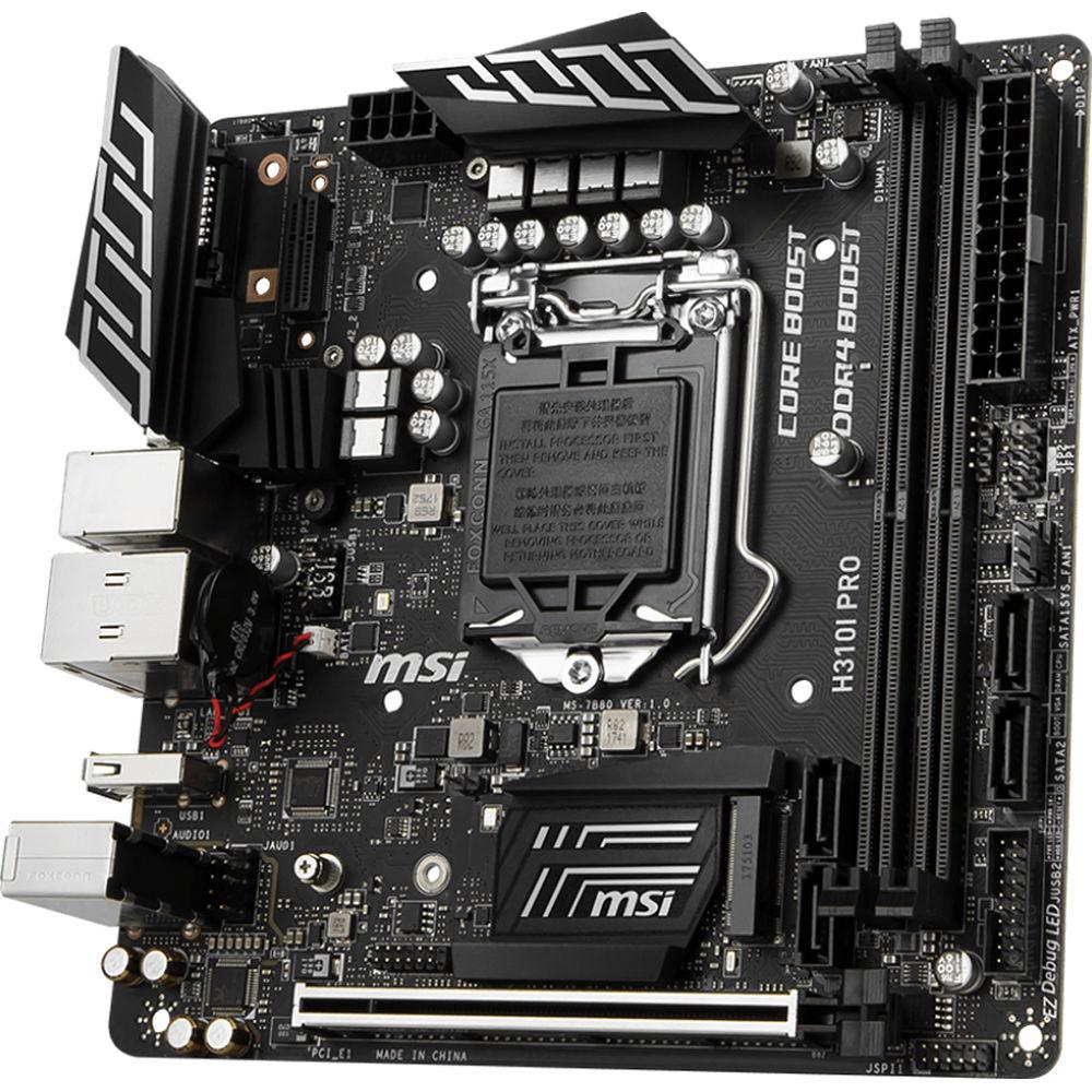 MSI H310I Pro LGA 1151 Mini-ITX Motherboard