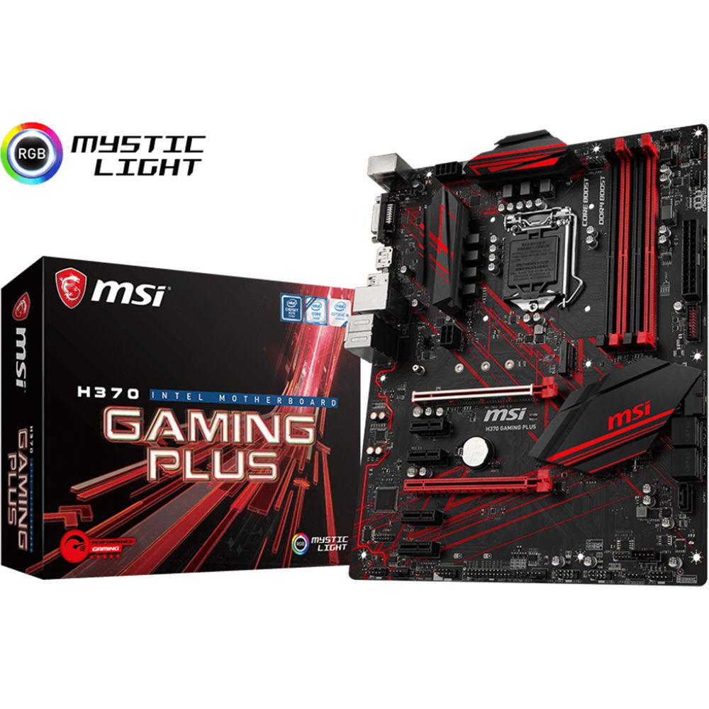 MSI H370 Gaming Plus LGA 1151 ATX Motherboard
