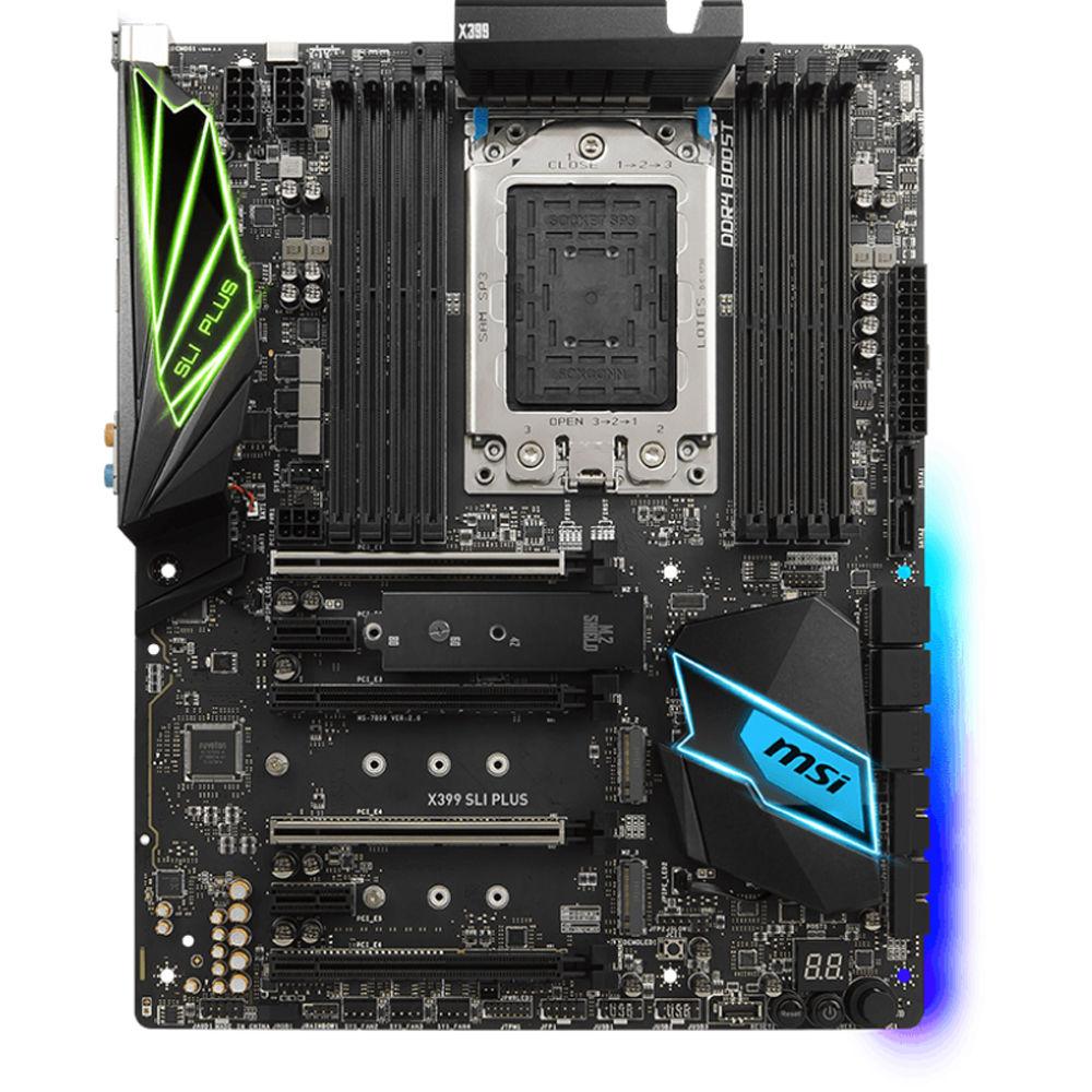MSI X399 SLI Plus TR4 ATX Motherboard