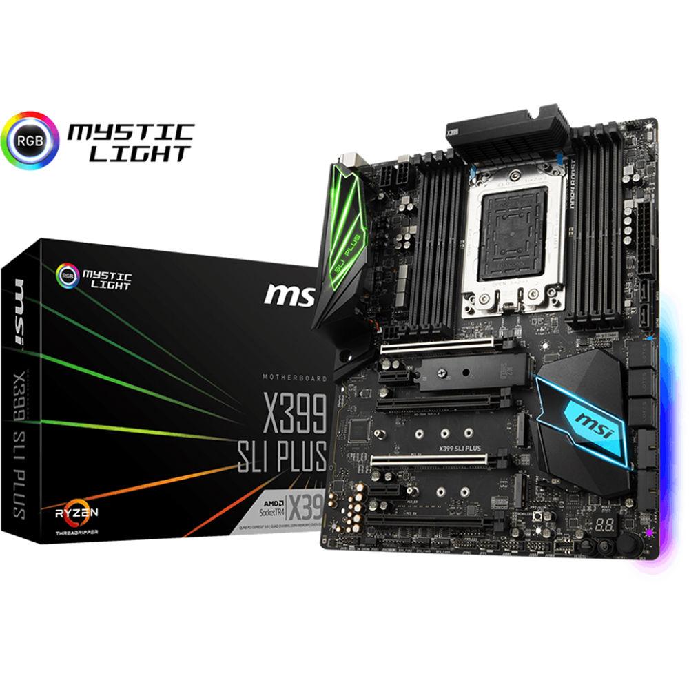 MSI X399 SLI Plus TR4 ATX Motherboard