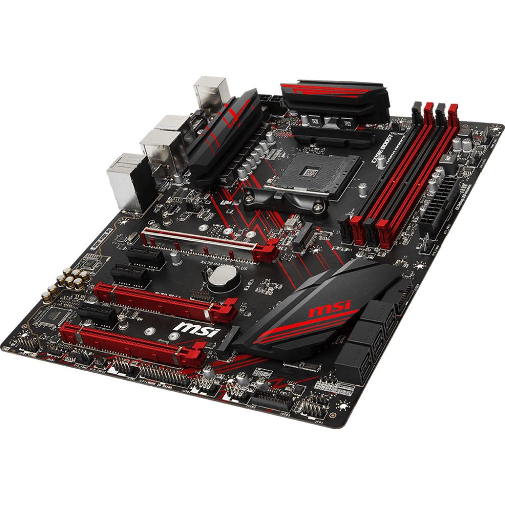 MSI X470 Gaming Plus AM4 ATX Motherboard