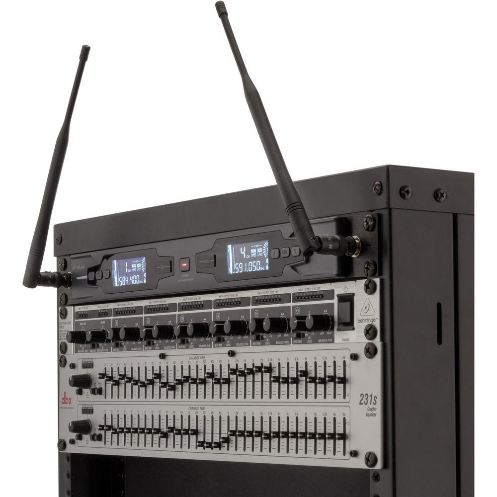 Polsen ULWS-216 Dual 16-Channel UHF Wireless Lavalier Microphone System