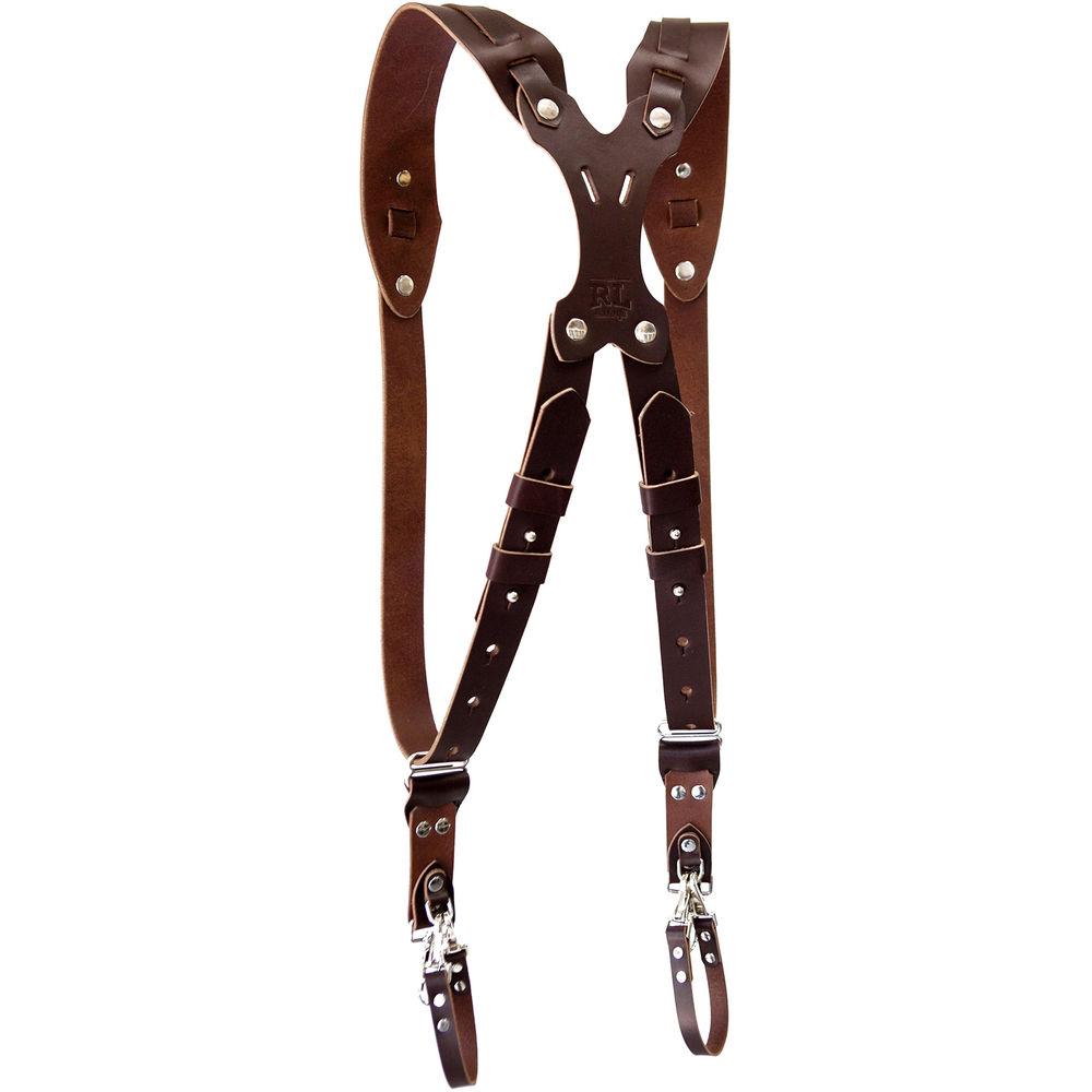 RL Handcrafts Clydesdale Pro Dual Leather Camera Harness