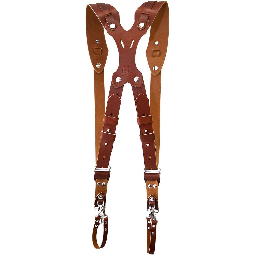 RL Handcrafts Clydesdale Pro Dual Leather Camera Harness