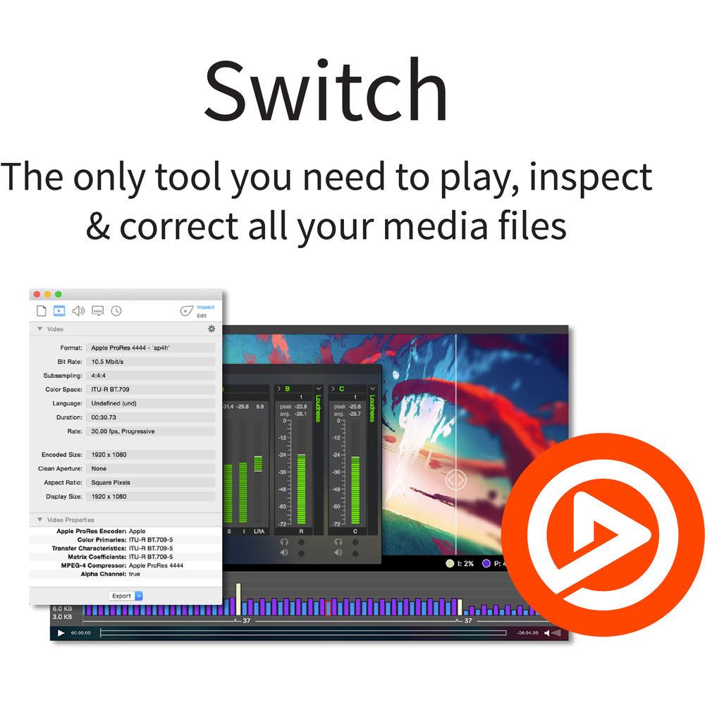 Telestream Switch 4 Pro for Windows - Upgrade from Switch Player 4