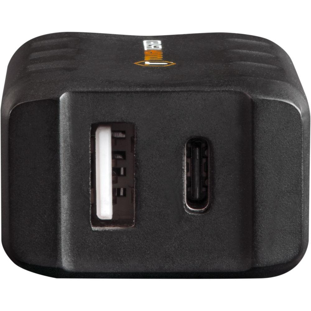 ToughTested Powershare 15W Dual USB Type-C & USB Type-A Wall Charger