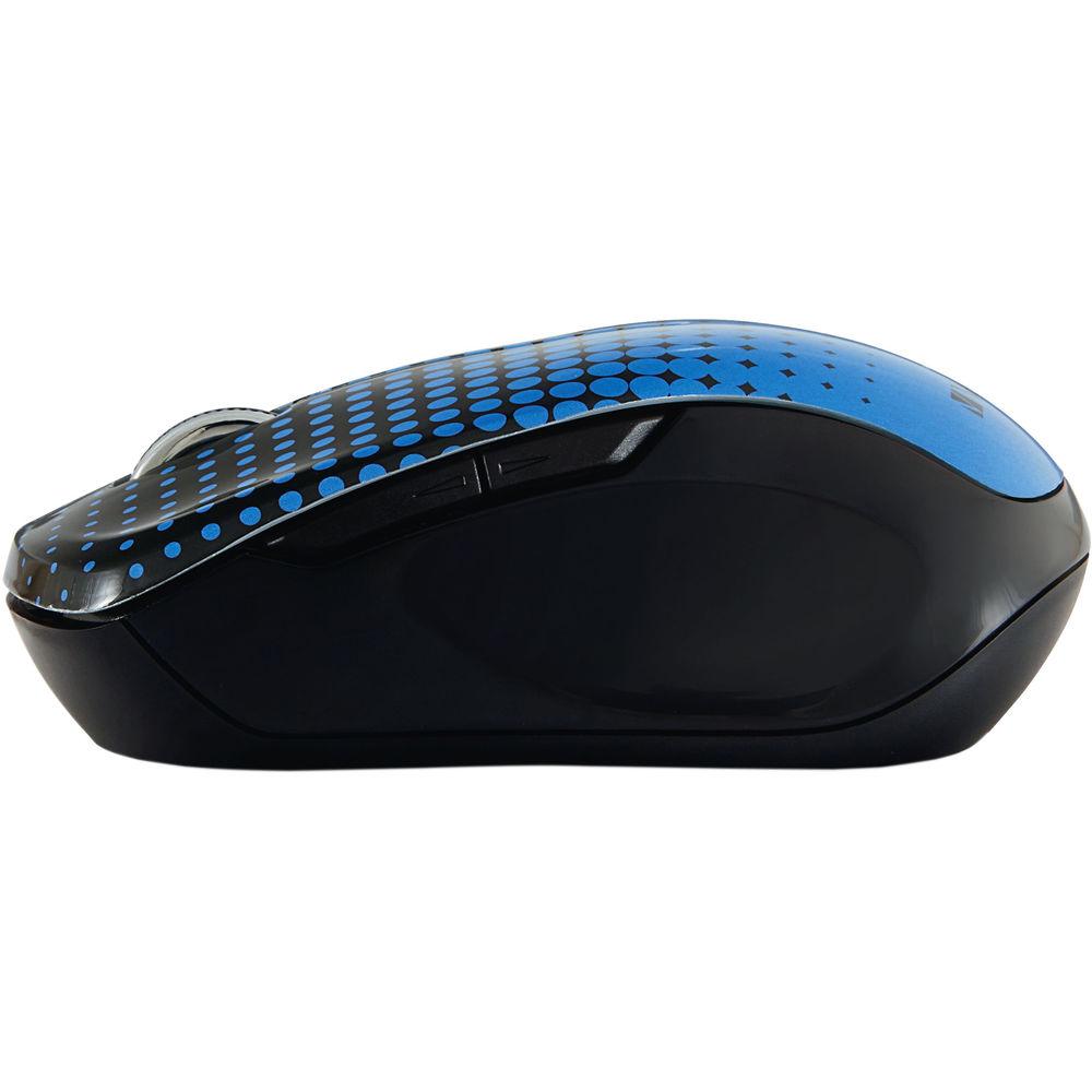 Verbatim Wireless Notebook Multi-Trac Blue LED Mouse