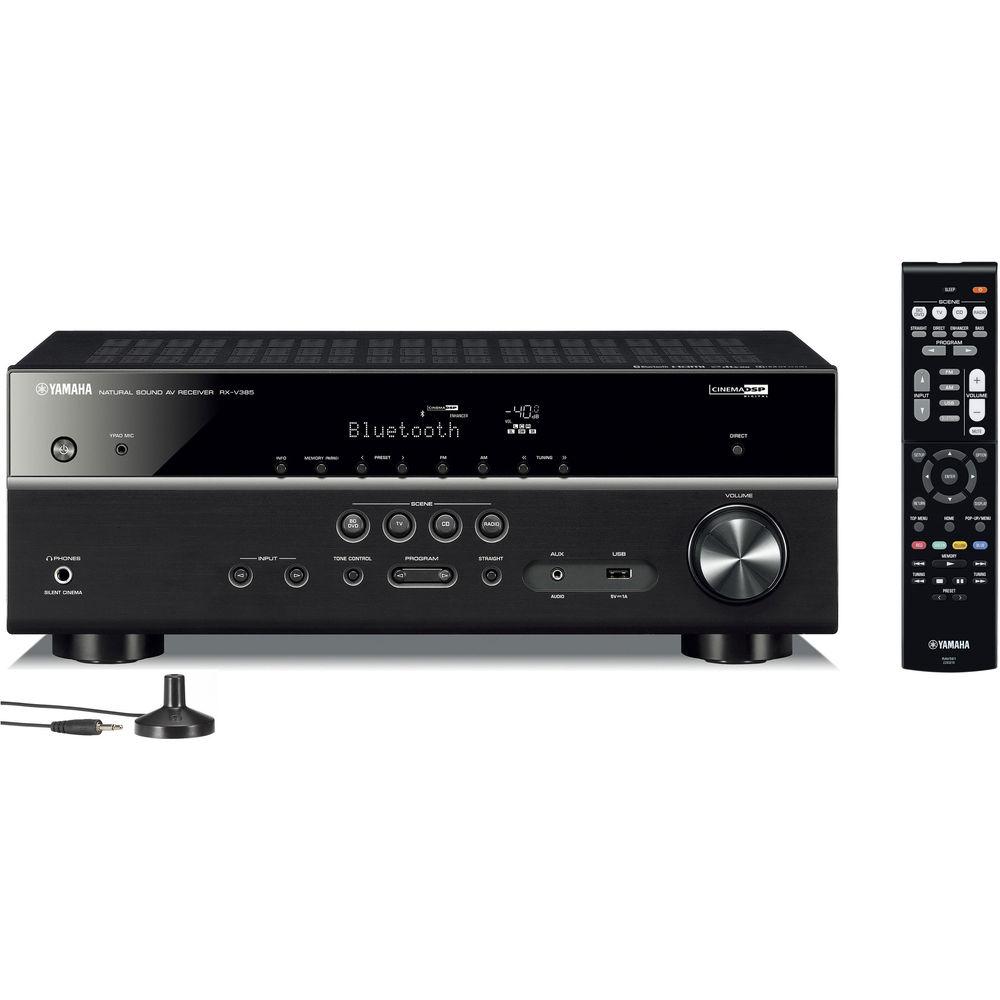 Yamaha RX-V385 5.1-Channel A V Receiver