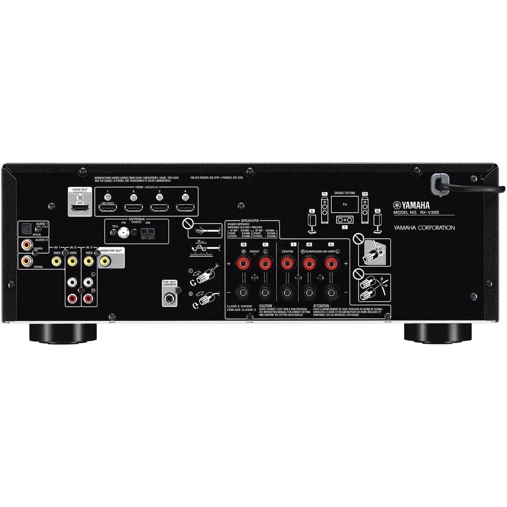 Yamaha RX-V385 5.1-Channel A V Receiver