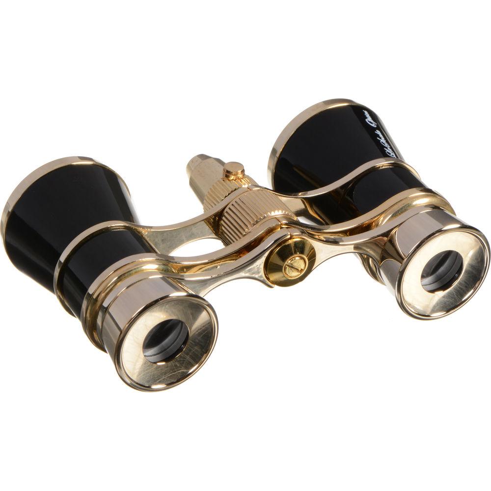 LaScala Optics 3x25 Aida Opera Glasses with Red Flashlight