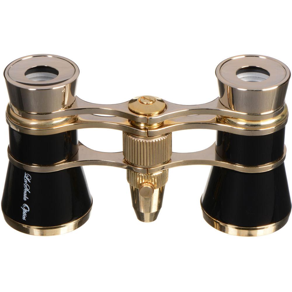 LaScala Optics 3x25 Aida Opera Glasses with Red Flashlight