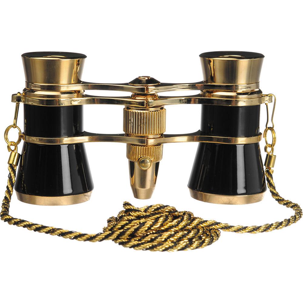 LaScala Optics 3x25 Carmen Opera Glasses with Red LED Flashlight