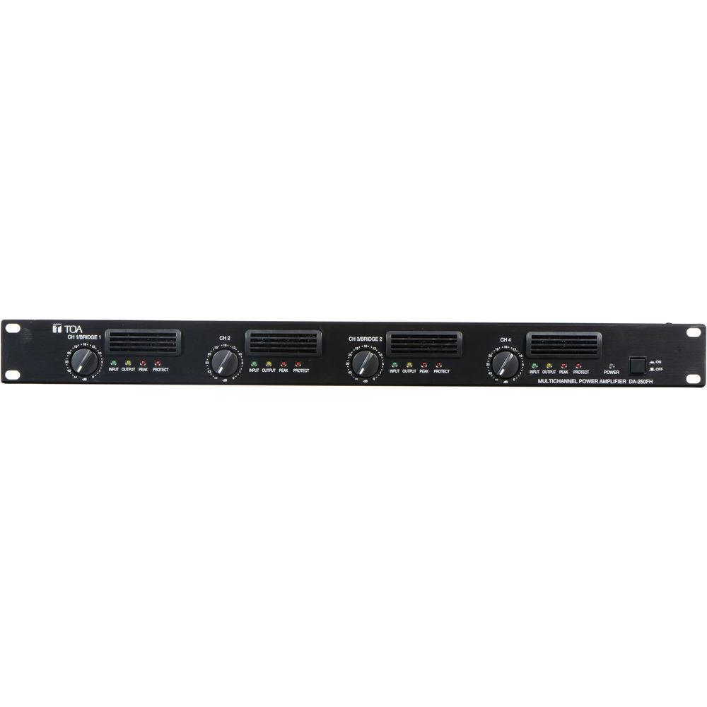 Toa Electronics DA-250FH Four-Channel Digital Amplifier