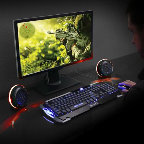 Accessory Power ENHANCE USB LED Gaming Speakers