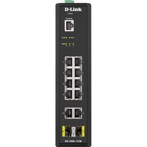 D-Link 12-Port Gigabit Smart Managed Industrial Switch - Wide Temp