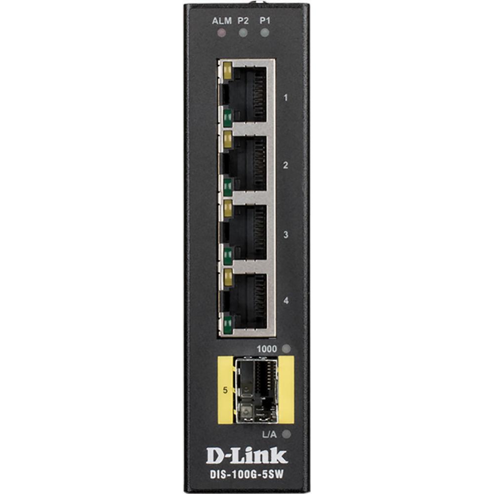 D-Link 5-Port Unmanaged Industrial Switch - Wide Temp