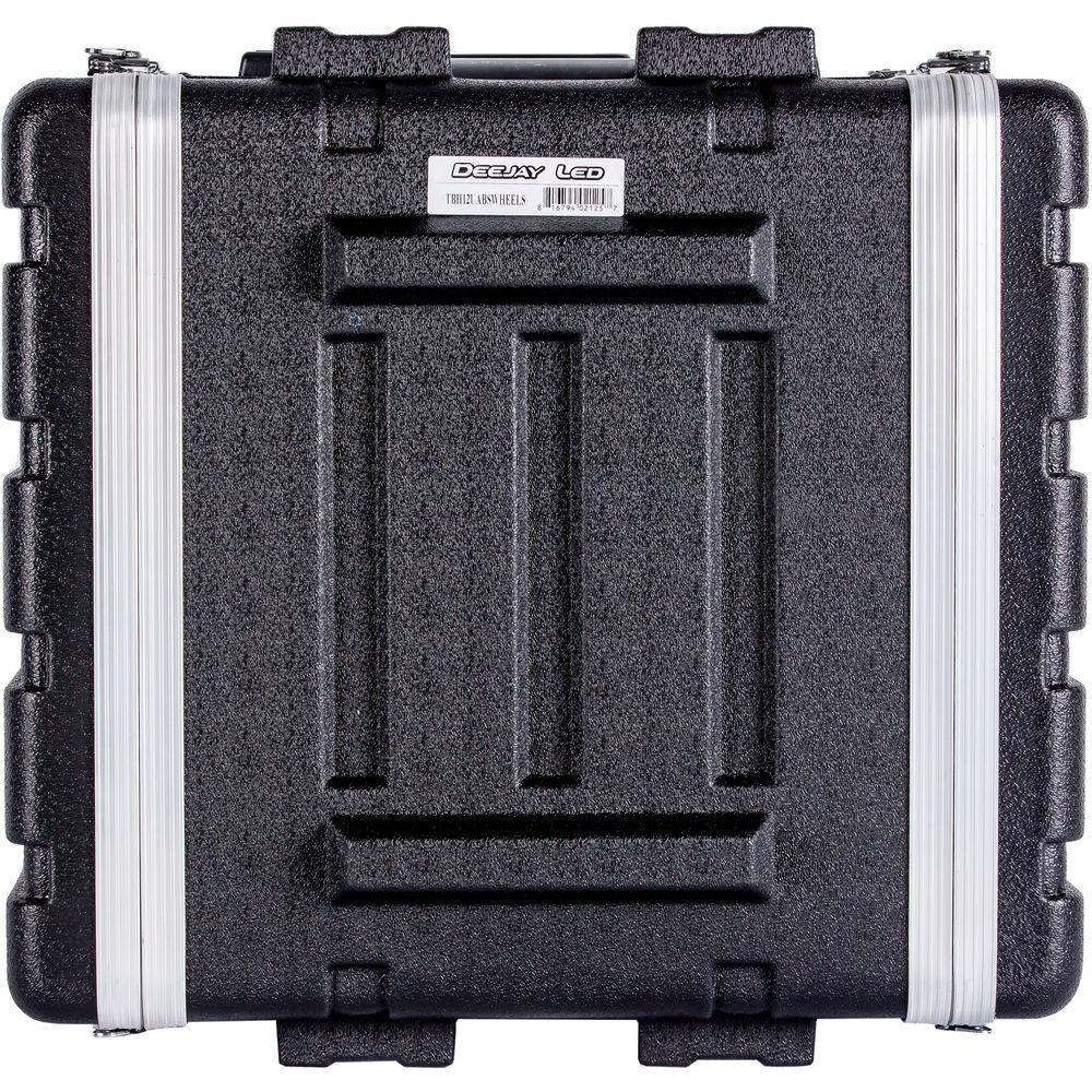 DeeJay LED 12 RU ABS Case with Locking Wheels