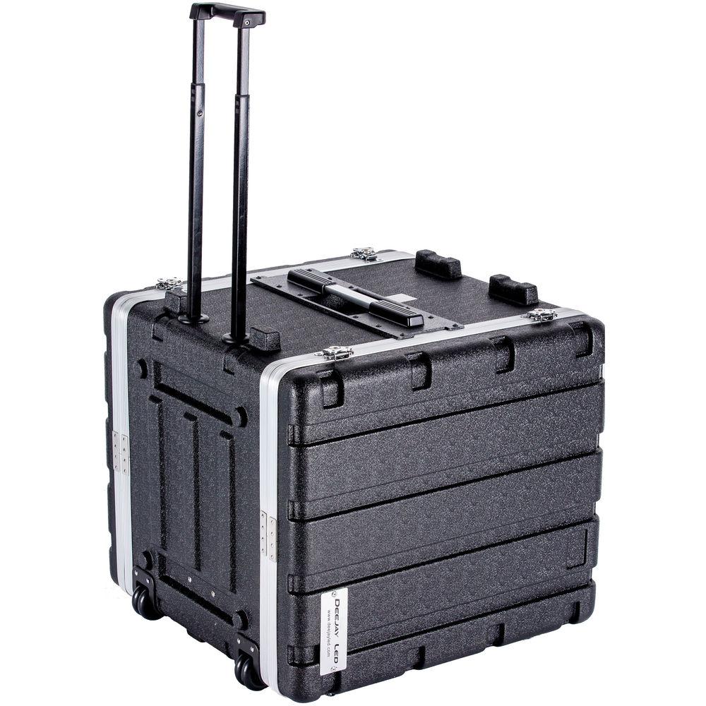 DeeJay LED 12 RU ABS Case with Locking Wheels