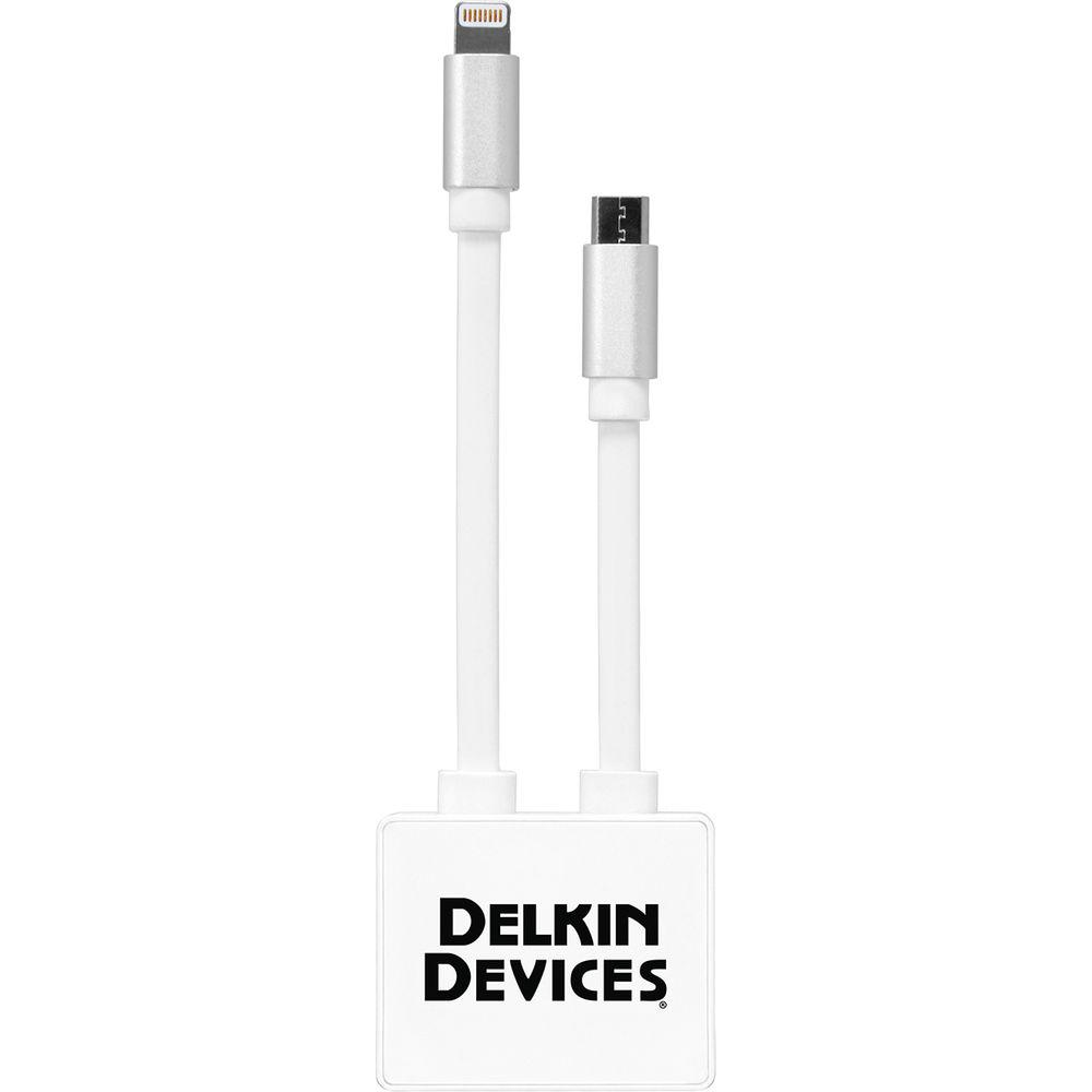Delkin Devices qwikVIEW Lightning & micro-USB Memory Card Reader, Delkin, Devices, qwikVIEW, Lightning, &, micro-USB, Memory, Card, Reader