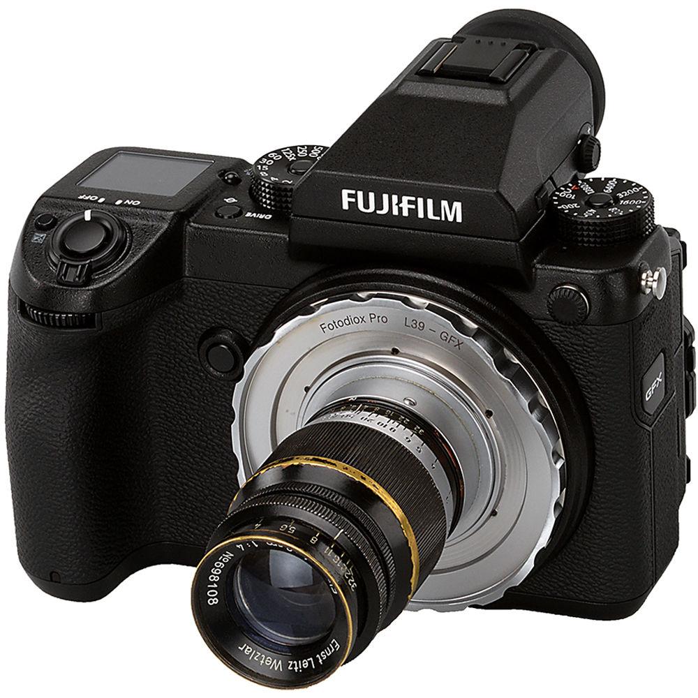 FotodioX Pro Lens Mount Adapter for M39 or L39 Screw-Mount Lens to Fujifilm G-Mount Camera