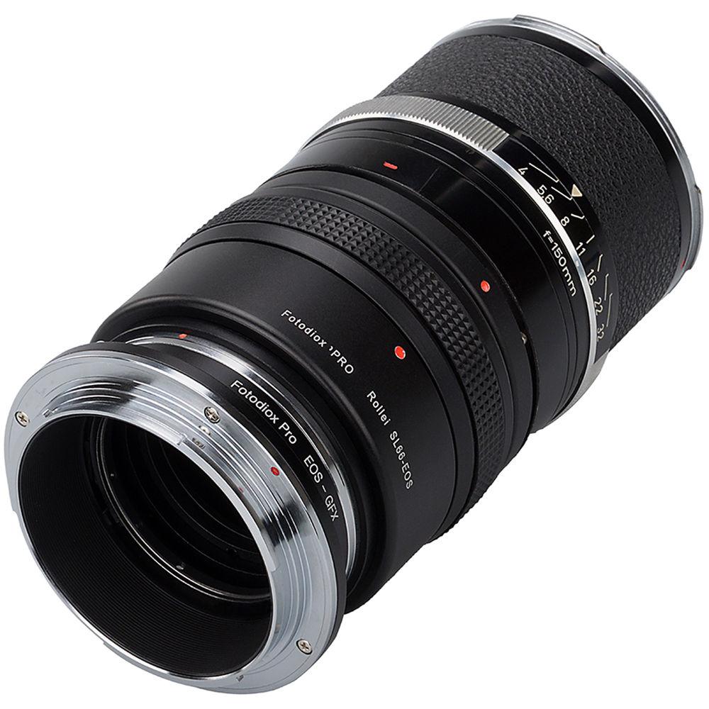 FotodioX Pro Lens Mount Adapter Kit for Rolleiflex SL66-Series Mount Lens to Fujifilm G-Mount Camera
