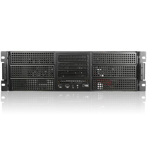 iStarUSA E-ATX Three 3.5" & Six 5.25" Bays Rackmount Chassis with 800W Redundant Power Supply