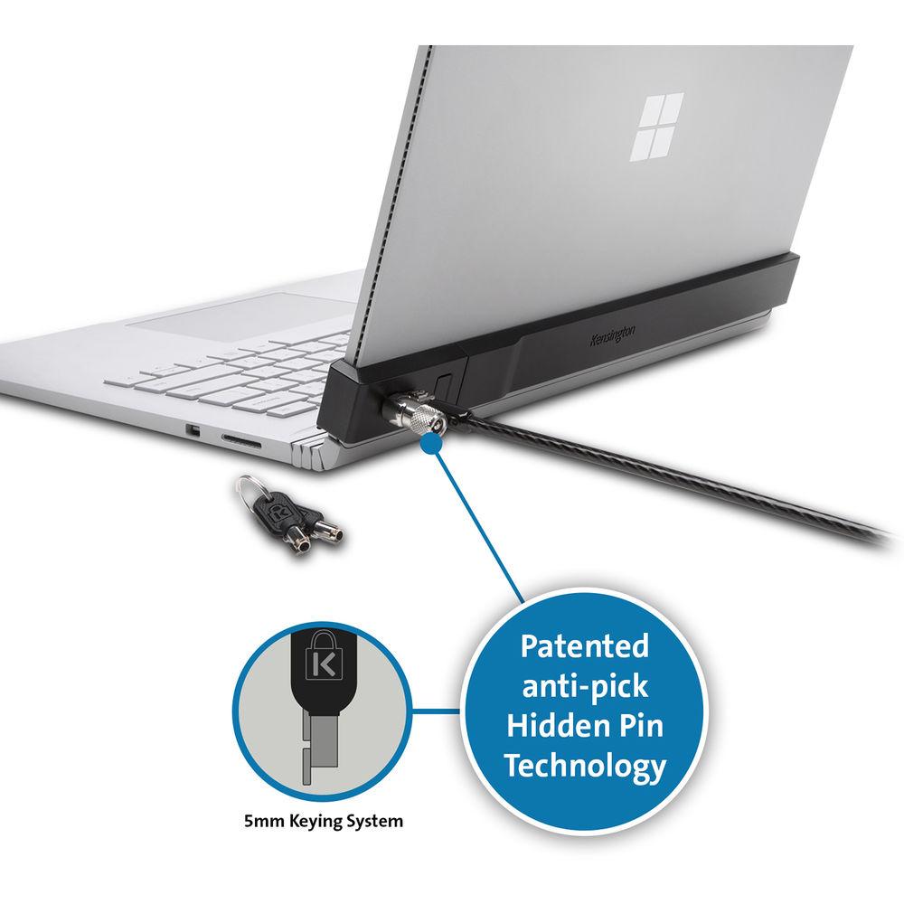 Kensington Locking Bracket For 13.5" Surface Book with MicroSaver 2.0 Keyed Lock