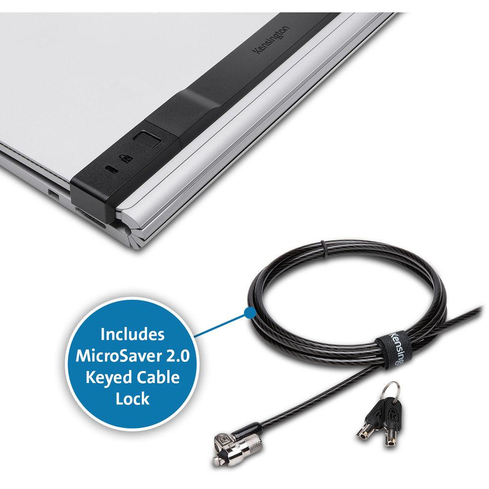 Kensington Locking Bracket For 13.5" Surface Book with MicroSaver 2.0 Keyed Lock
