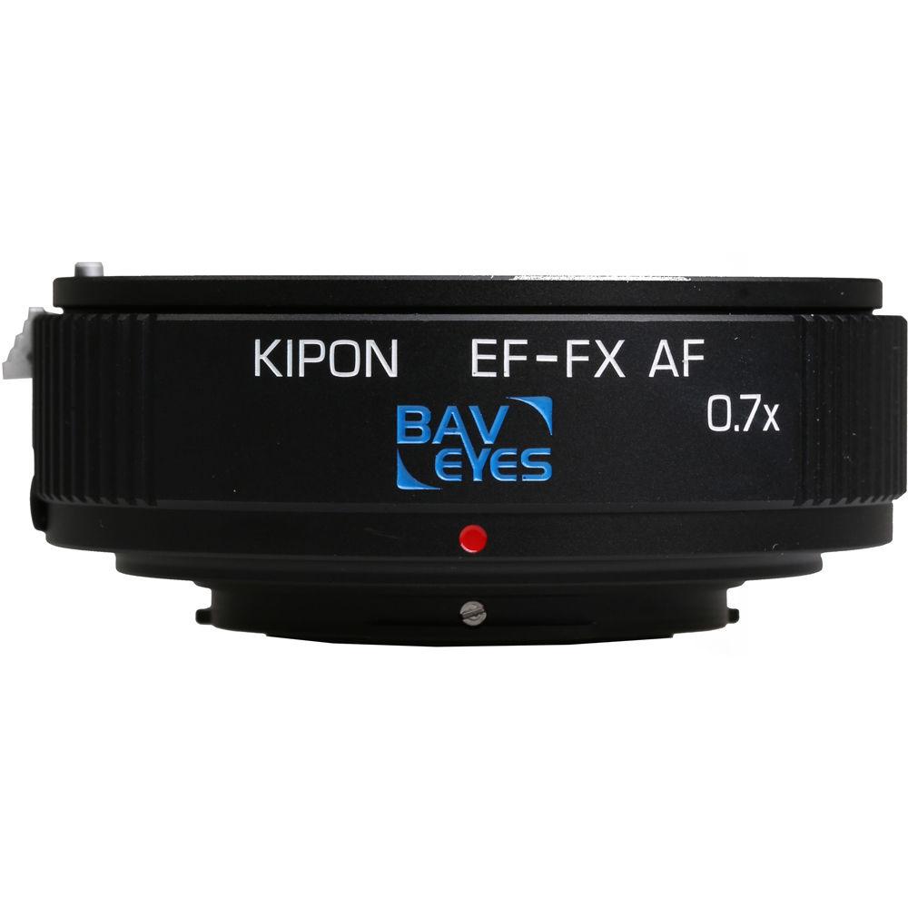 KIPON Lens Mount Adapter for Canon EF-Mount AF Lens to FUJIFILM X-Mount Camera with 0.7x Speed Boost