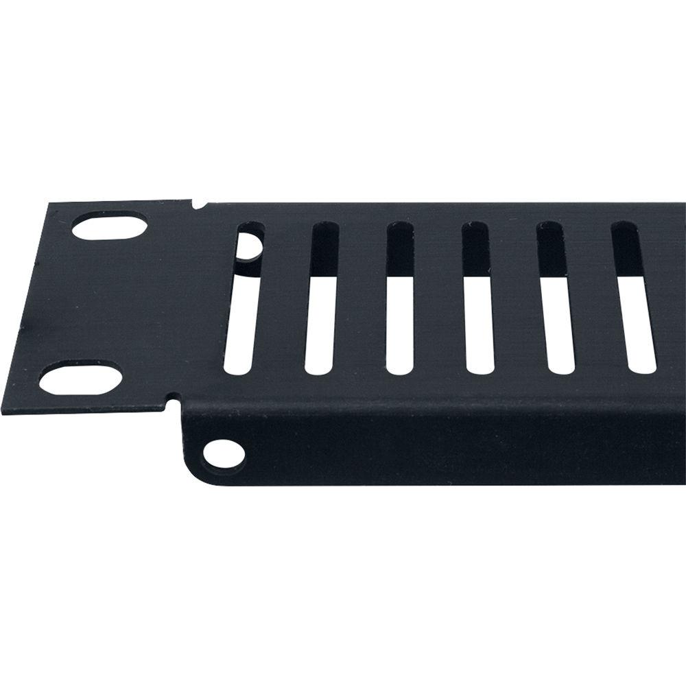 Lowell Manufacturing Rack Panel-Blank-1U, Vented Slotted