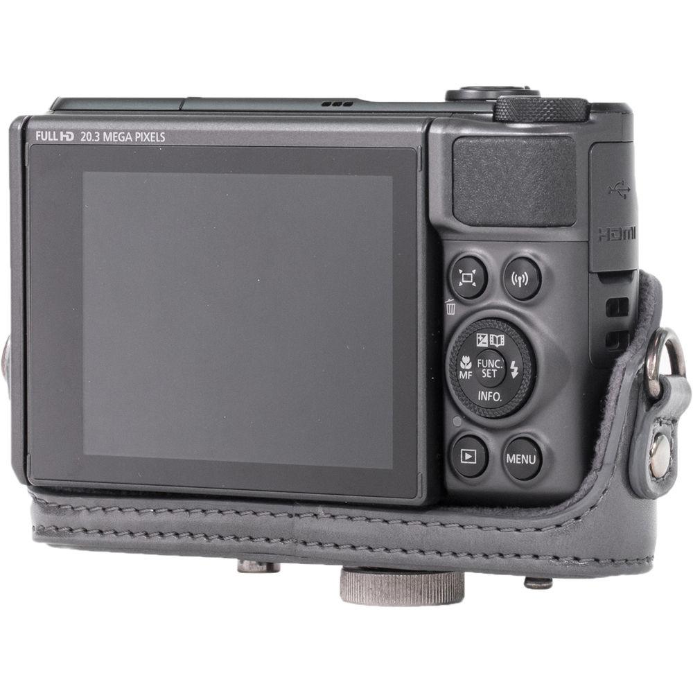 MegaGear Ever Ready PU Leather Camera Case with Strap for Canon PowerShot SX720 HS or SX710 HS