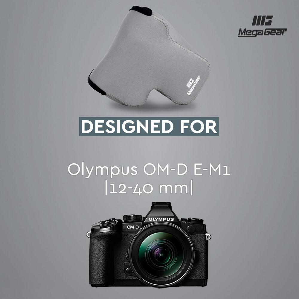 MegaGear Ultra-Light Neoprene Case for Olympus OM-D E-M1 with 12-40mm