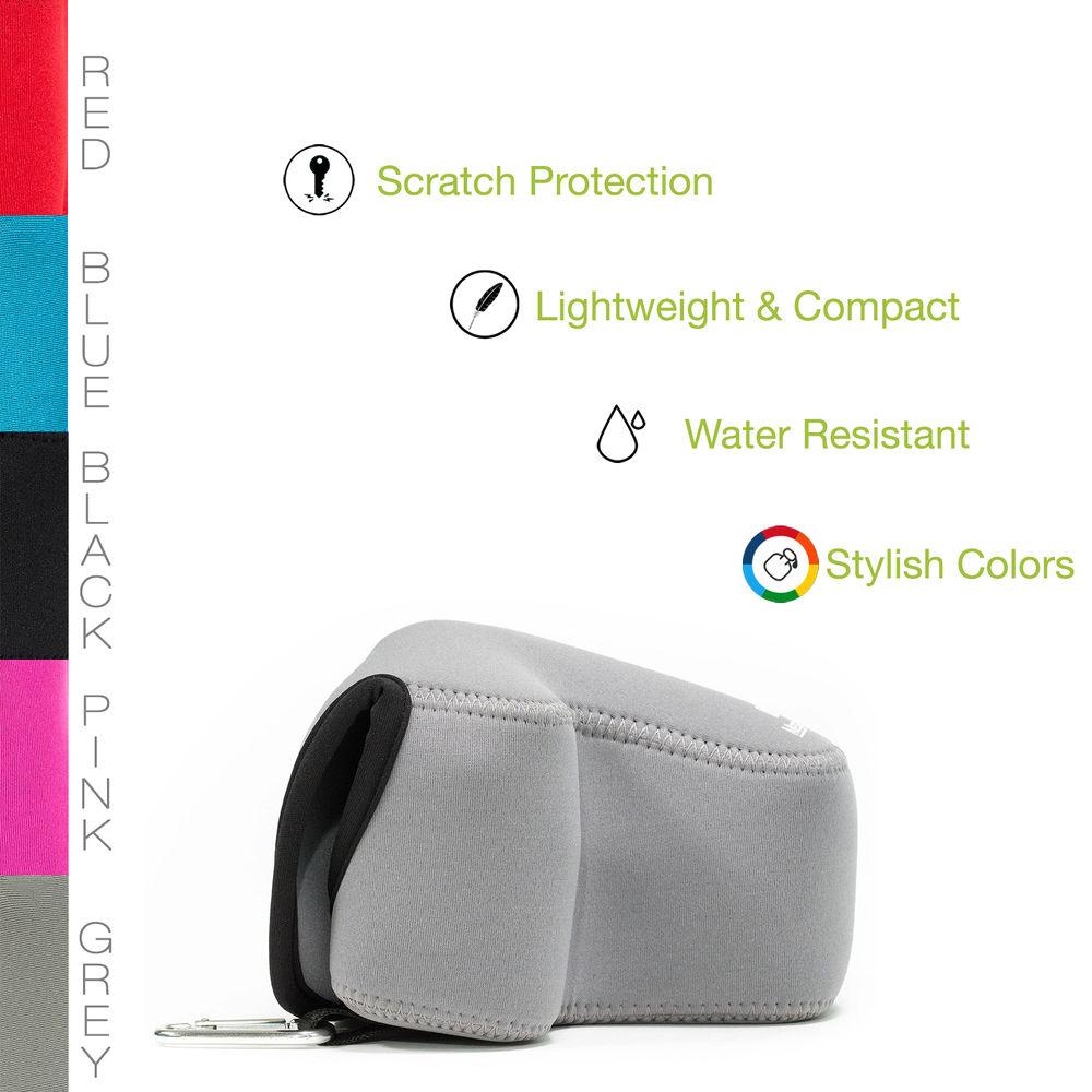 MegaGear Ultra-Light Neoprene Case for Panasonic Lumix DMC-GX8 with 14-140mm