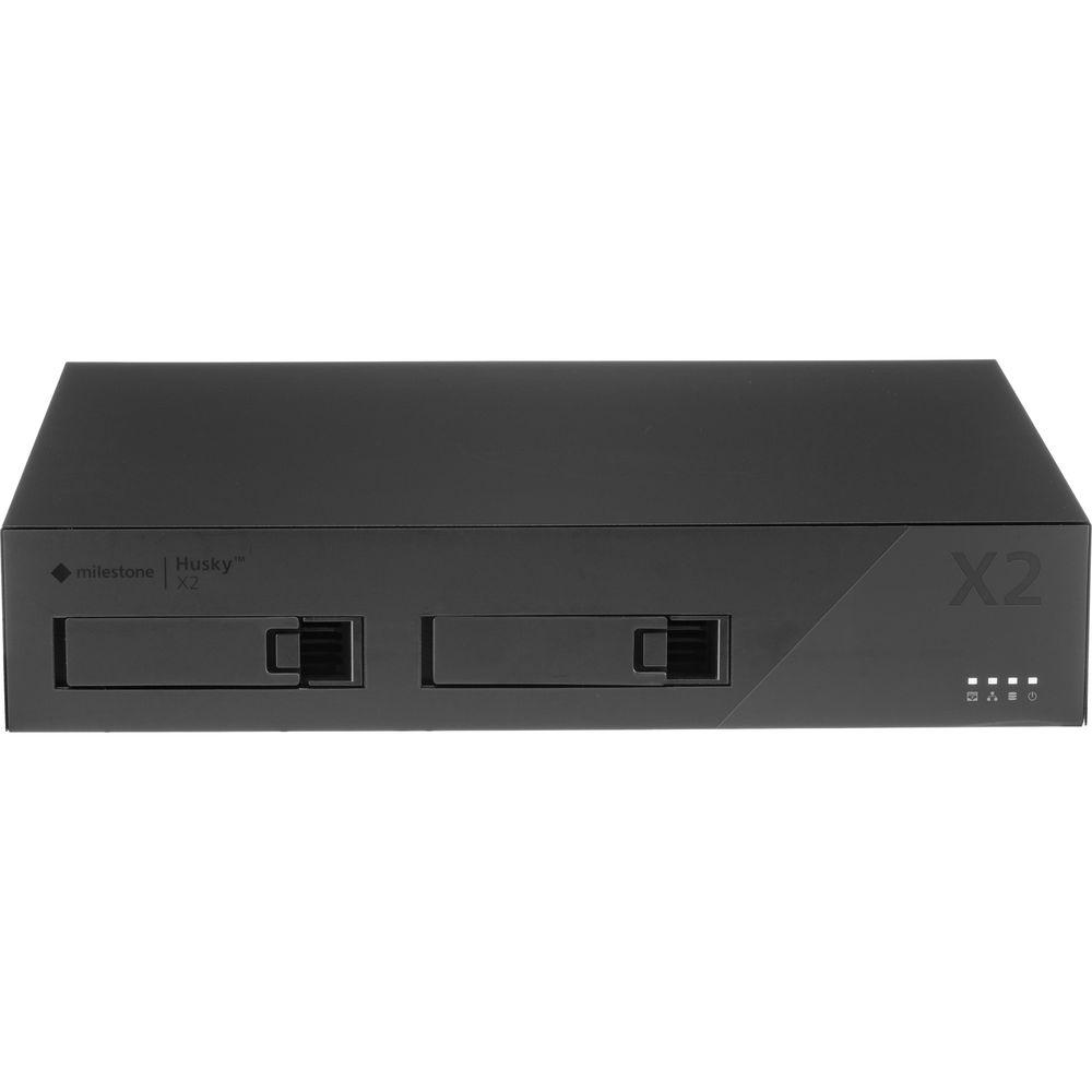 Milestone Husky X2 Barebone NVR with 16-Port PoE Managed Switch