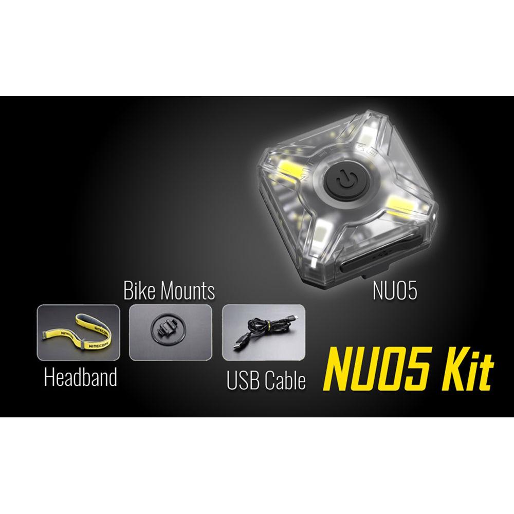 Nitecore NU05 Rechargeable Headlamp