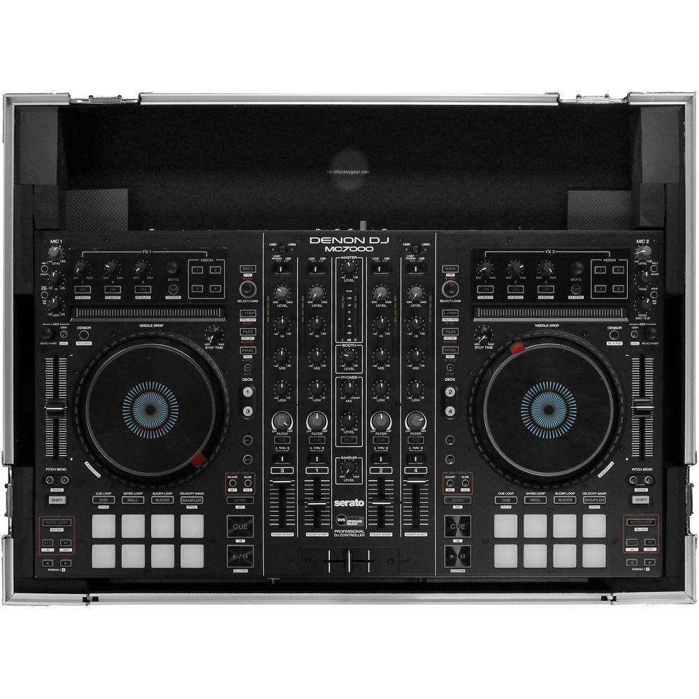 Odyssey Innovative Designs Flight Zone Case for Roland DJ-808, Denon MC7000 & Pioneer DDJ-RX SX SX2 DJ Controllers
