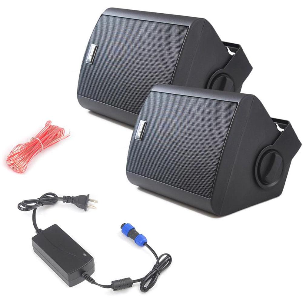 Pyle Pro 5.25" Indoor Outdoor Wall Mount Waterproof & Bluetooth Speaker System