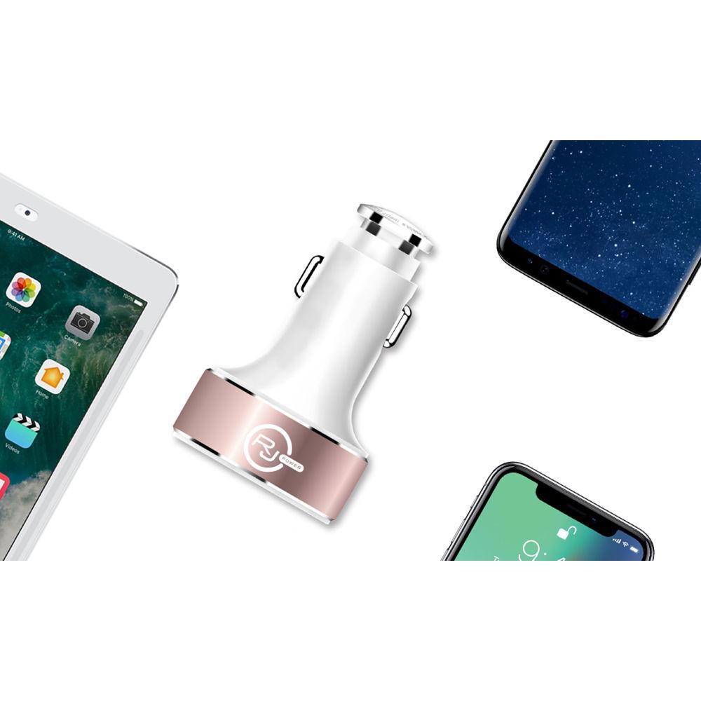 REVJAMS 25W 3-Port USB Type-A Car Charger