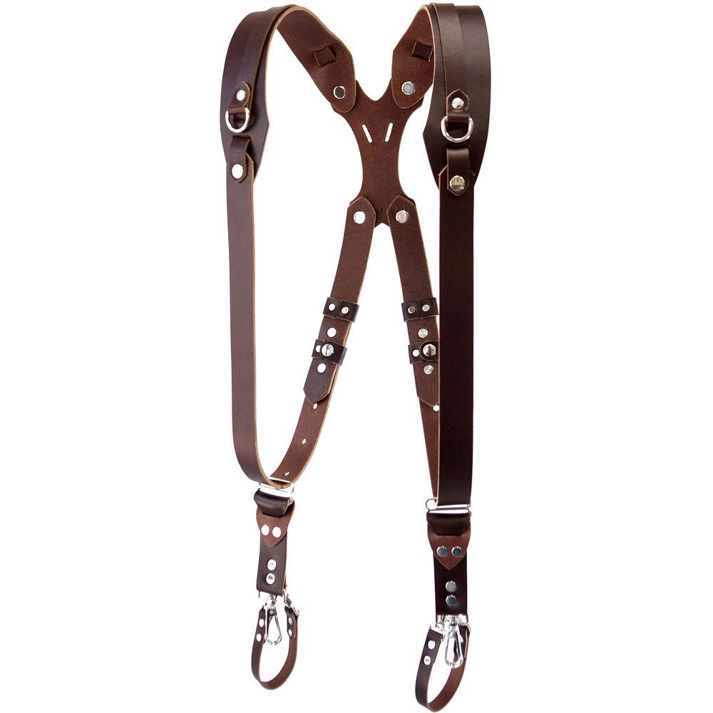 RL Handcrafts Clydesdale Pro Dual Leather Camera Harness