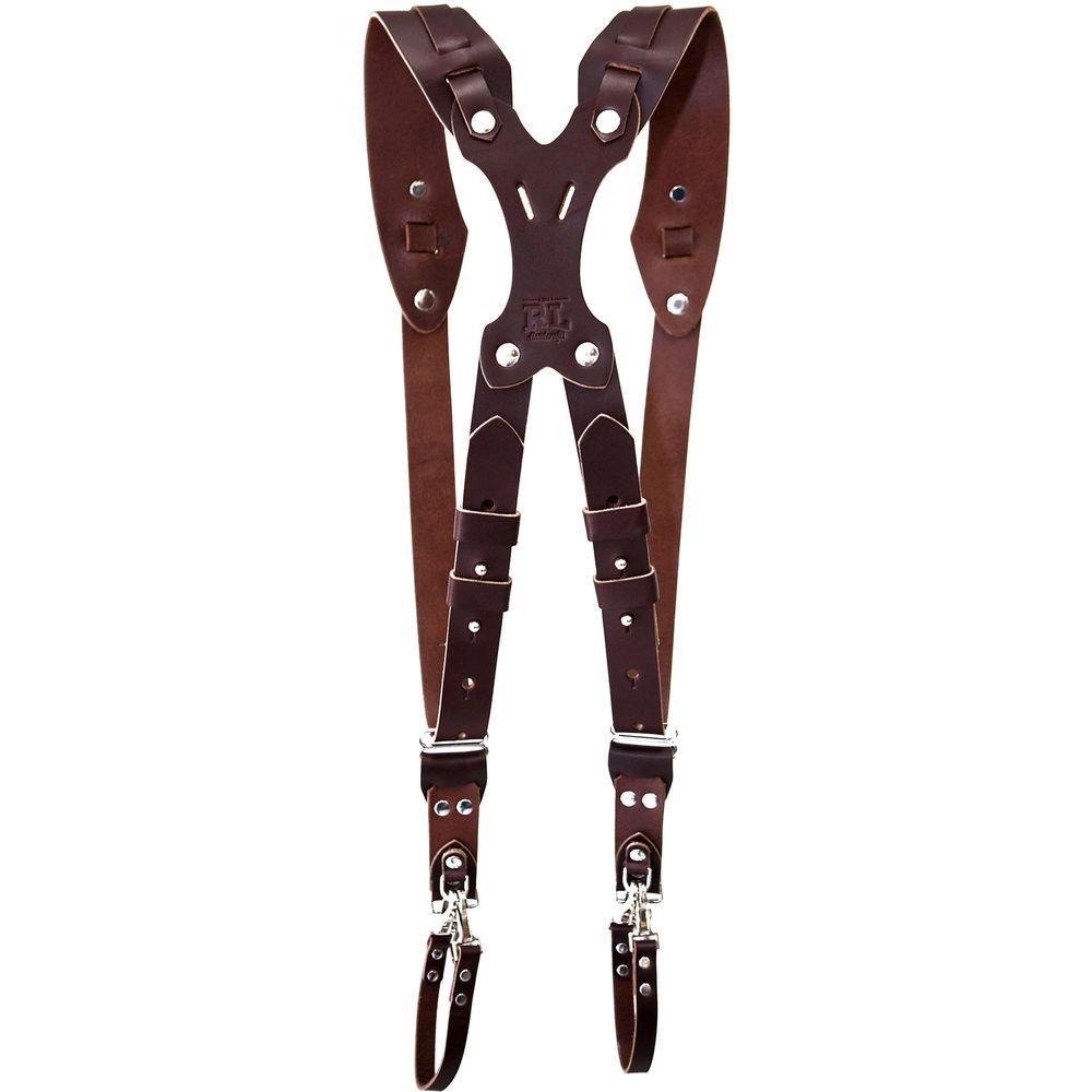 RL Handcrafts Clydesdale Pro Dual Leather Camera Harness