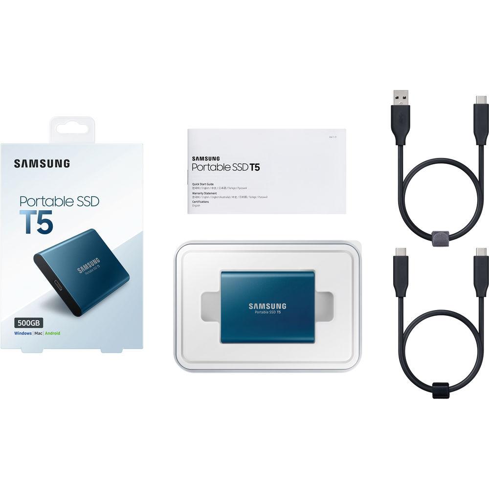 Samsung 500GB T5 Portable Solid-State Drive