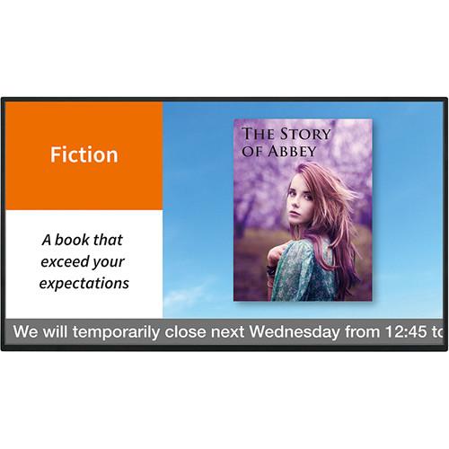 Sharp PN-B401 40" Class Smart Signage LCD Monitor - Brilliant High Definition Resolution