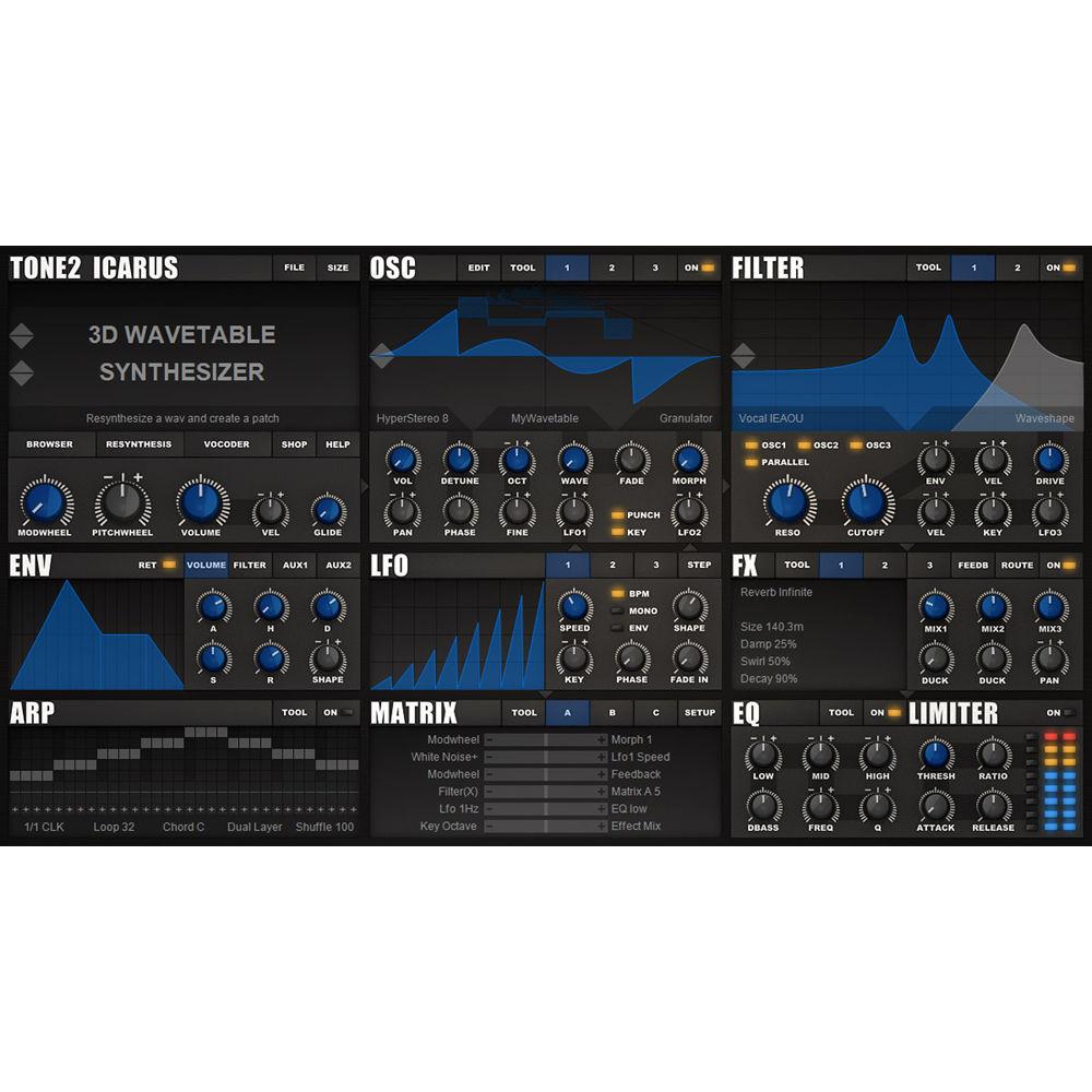 TONE2 Icarus - Virtual Synthesizer Plug-In