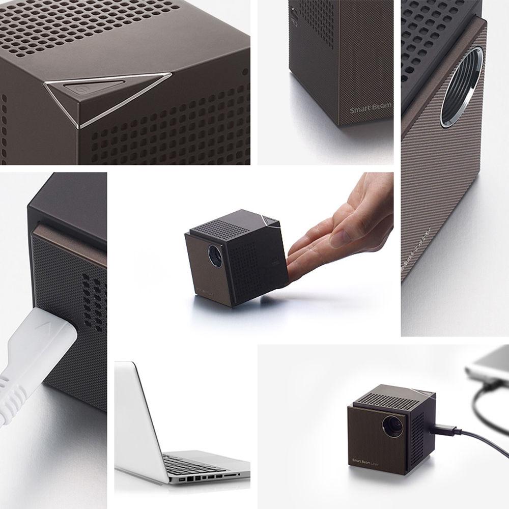 UO Smart Beam Laser 100-Lumen HD Laser Pico Projector with Wi-Fi