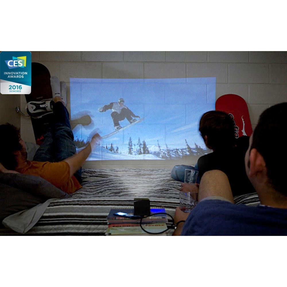 UO Smart Beam Laser 100-Lumen HD Laser Pico Projector with Wi-Fi