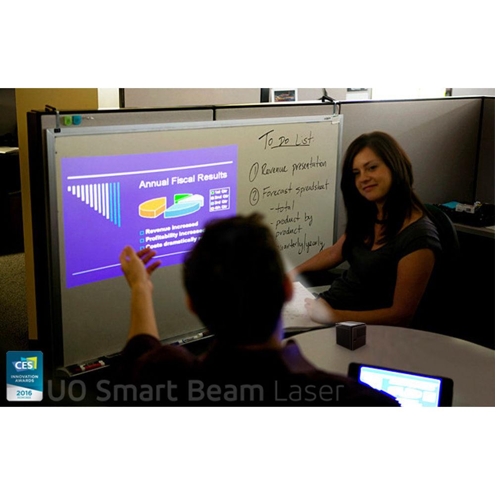 UO Smart Beam Laser 100-Lumen HD Laser Pico Projector with Wi-Fi