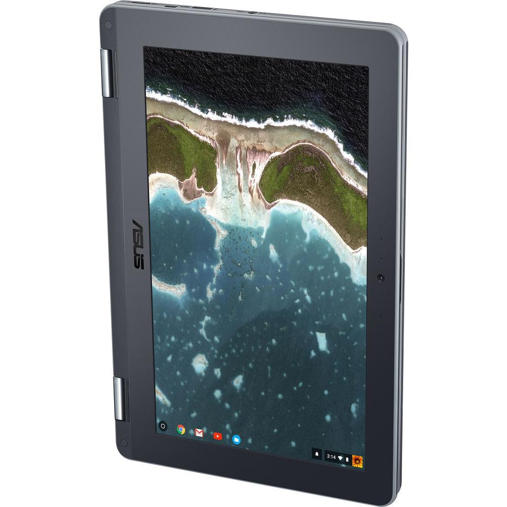 ASUS 11.6" C213SA-YS02 Multi-Touch 2-in-1 Chromebook Flip