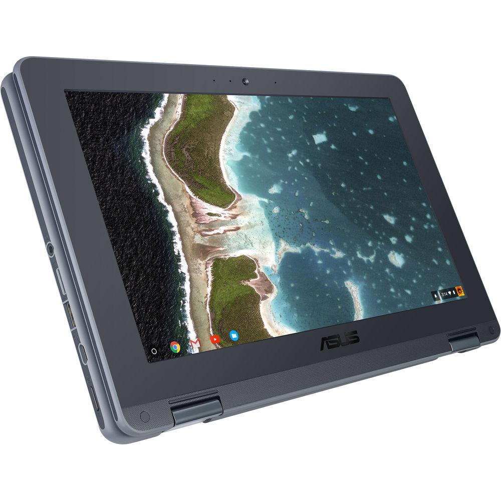 ASUS 11.6" C213SA-YS02 Multi-Touch 2-in-1 Chromebook Flip